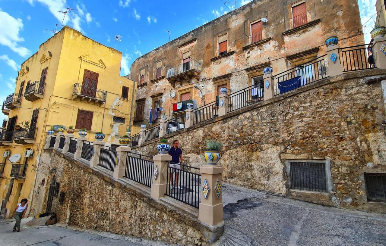 Blue Cottage Monolocale Centro Sciacca Bagian luar foto