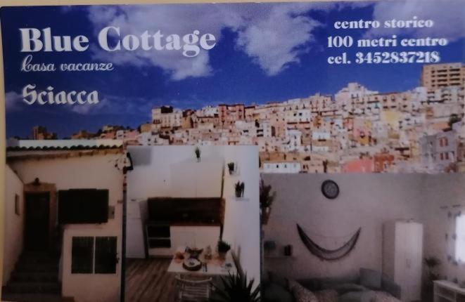 Blue Cottage Monolocale Centro Sciacca Bagian luar foto